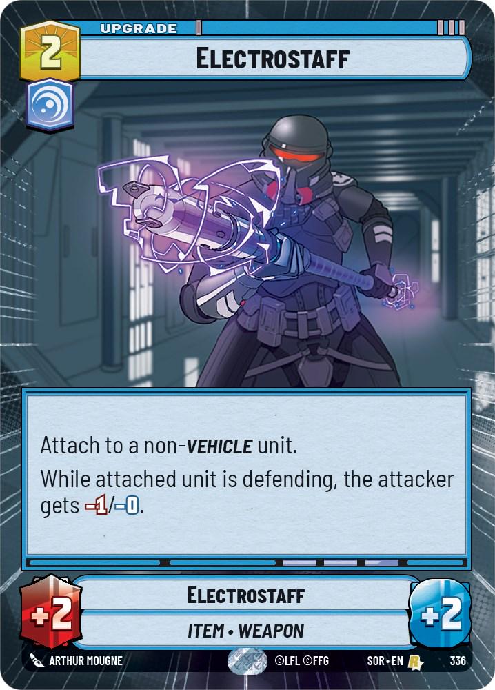 Electrostaff [Foil Hyperspace] #336 Prices | Star Wars Unlimited: Spark ...