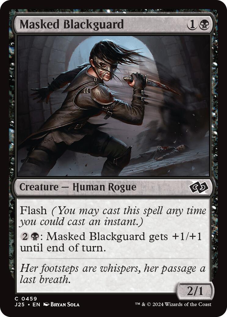 Masked Blackguard (Magic Foundations Jumpstart)