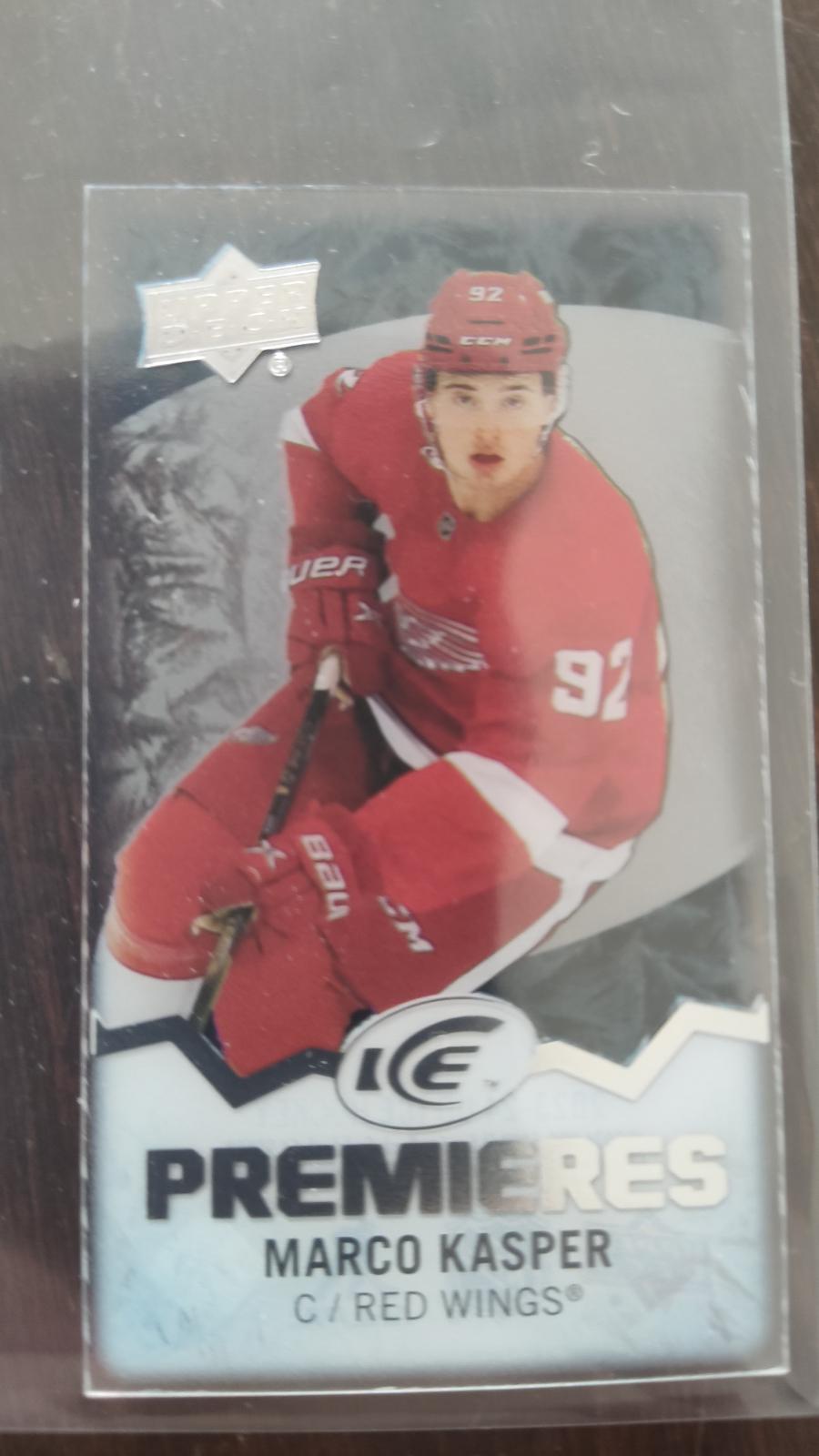Marco Kasper #MI-40 Hockey Cards 2023 Upper Deck Ice Hockey Ice Premieres Mini