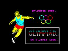 Loading Screen | Olympiad '86 ZX Spectrum