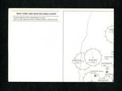 New York And Boston Chart | Flight Simulator II Commodore 64