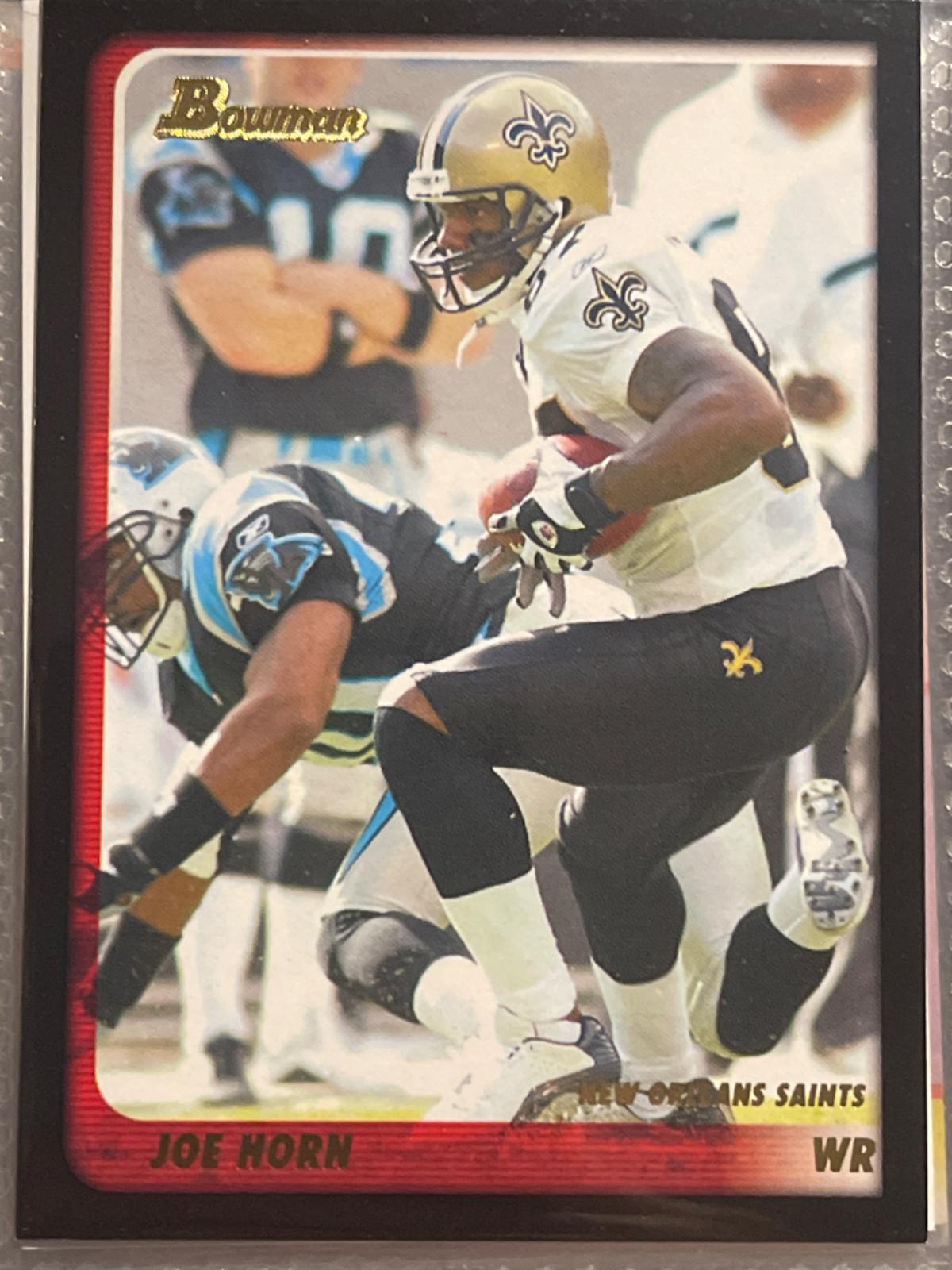 Joe Horn #43 Football Cards 2003 Bowman