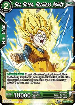 Son Goten, Reckless Ability DB3-057 Dragon Ball Super Giant Force