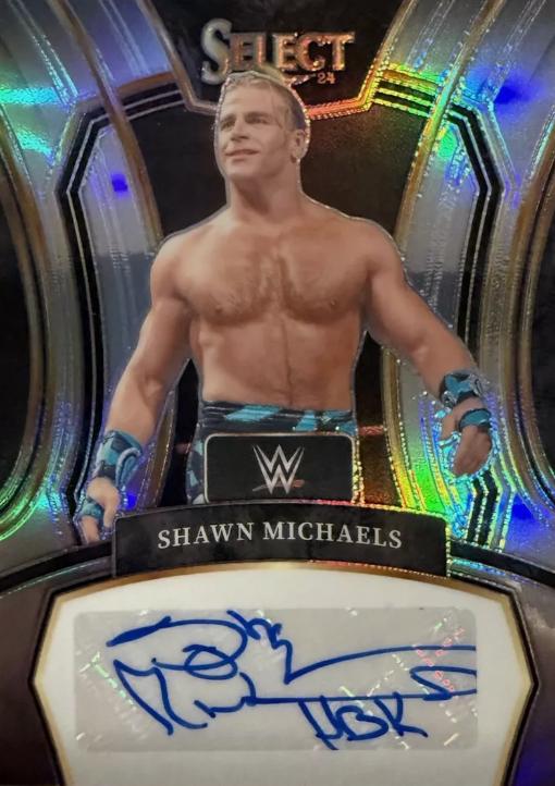 Shawn Michaels #LS-SHM Wrestling Cards 2024 Panini Select WWE Legendary Signatures