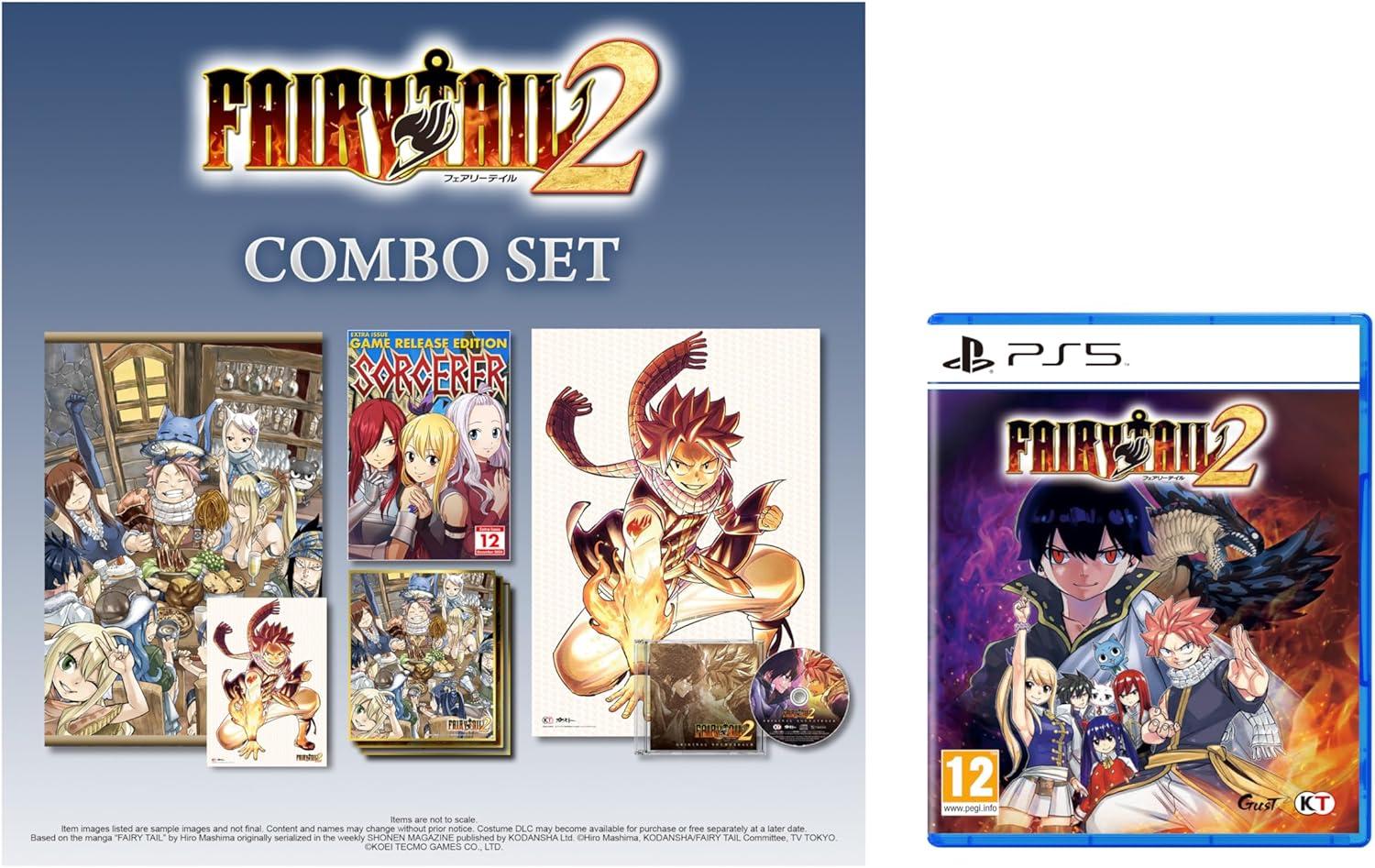 Carátula de Fairy Tail 2 Combo Set Edition para PS5 (edición PAL España)