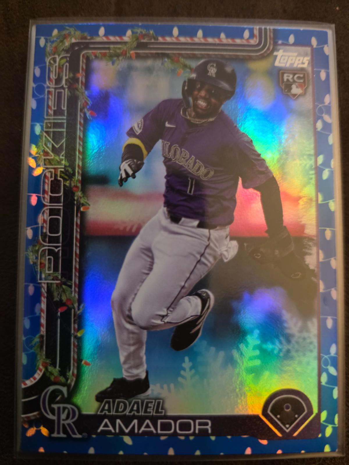 Adael Amador #H42 2025 Topps Holiday Baseball
