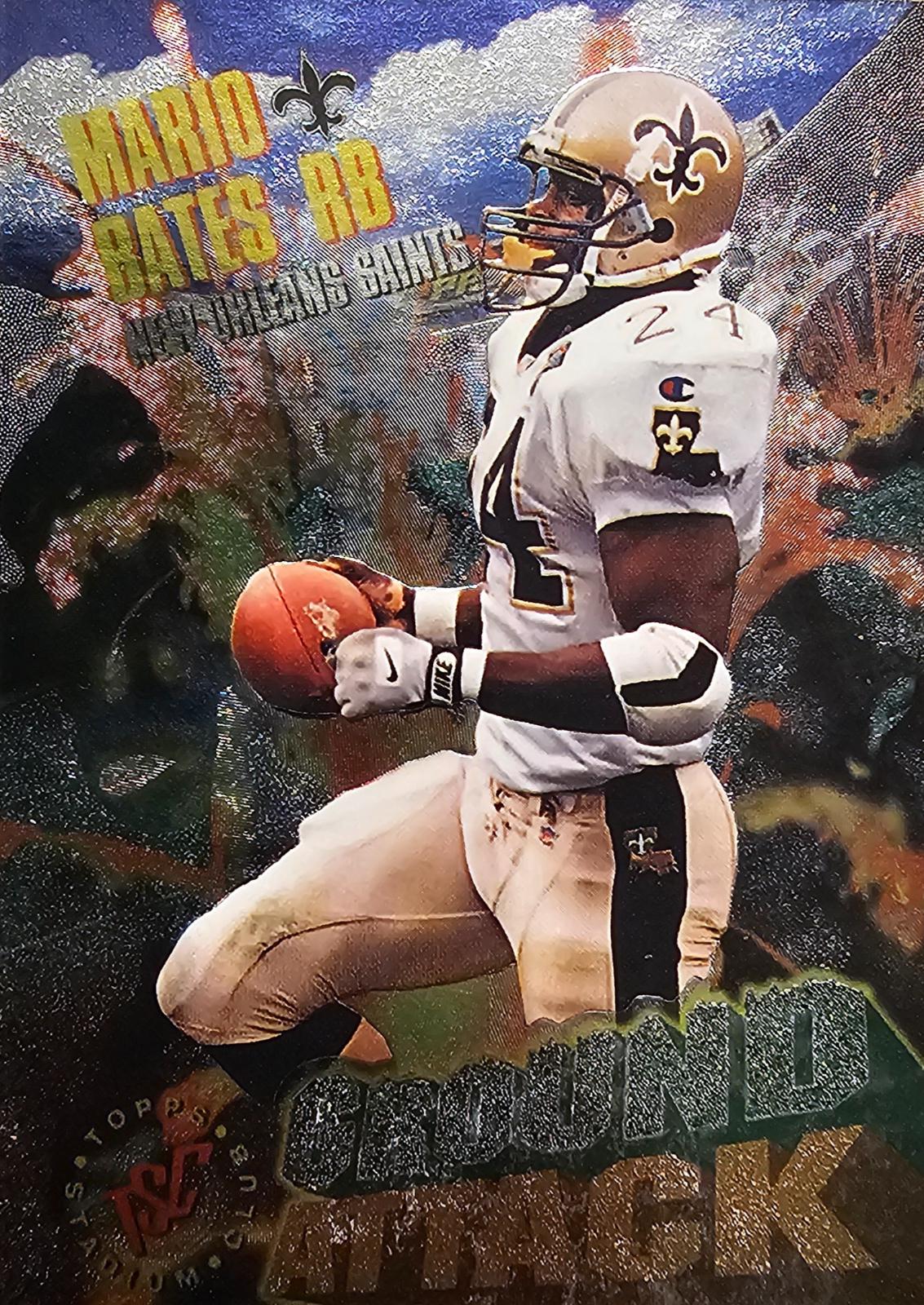 Mario Bates #G9 Football Cards 1995 Stadium Club Ground Attack