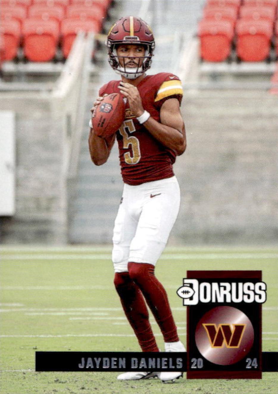 Jayden Daniels #22 Football Cards 2024 Panini Donruss Retro 1994