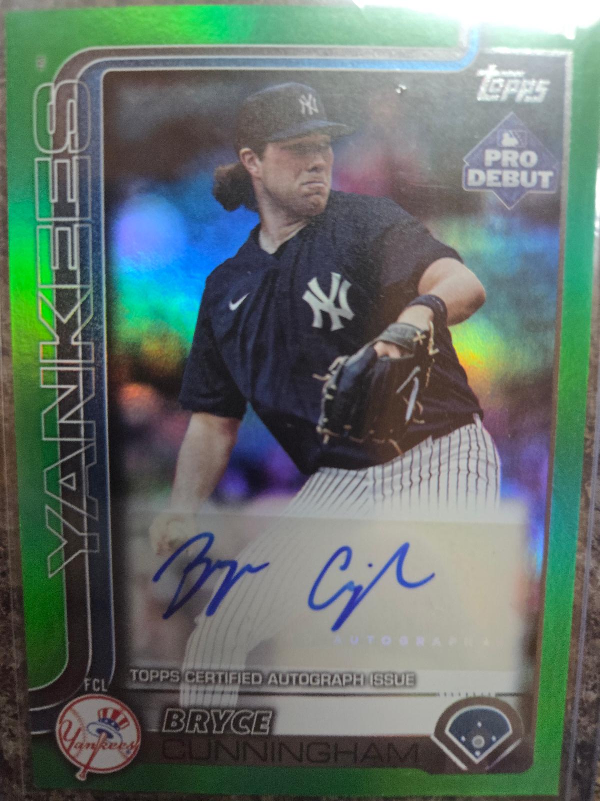 Bryce Cunningham [Green Autograph] #PD-148