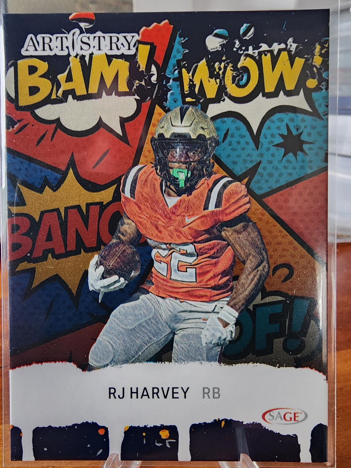 RJ Harvey #40 2025 Sage Artistry Football