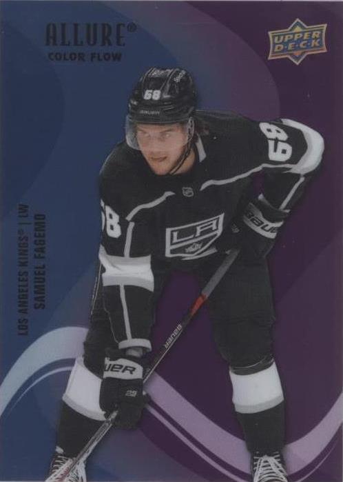 Samuel Fagemo #SF-81 2022 Upper Deck Allure Color Flow Hockey