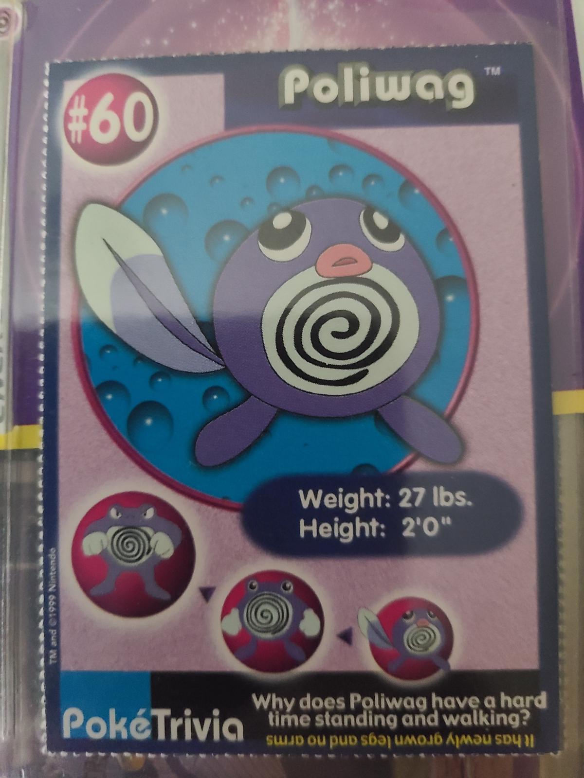 Poliwag #60 Pokemon Burger King