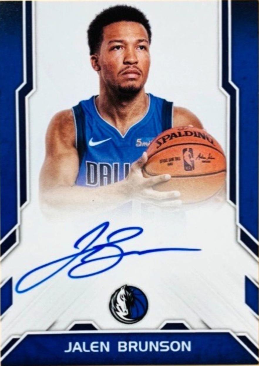 Jalen Brunson #33 Basketball Cards 2018 Panini Donruss Next Day Autographs
