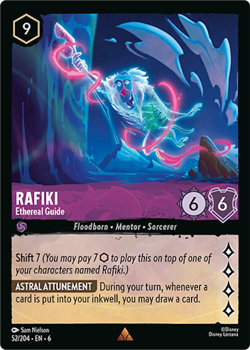 Rafiki - Ethereal Guide #52 Lorcana Azurite Sea