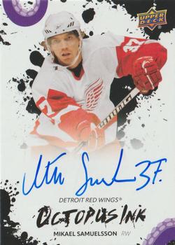 Mikael Samuelsson #OI-MS 2025-26 Upper Deck Detroit Red Wings Centennial Hockey Octopus Ink