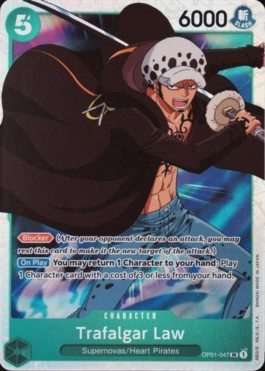Trafalgar Law OP01-047 Cover Art