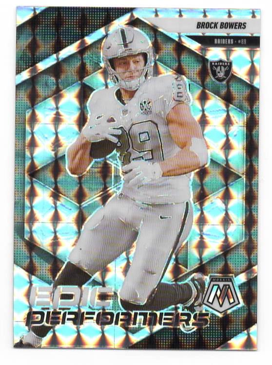 2025 Panini Mosaic Epic Performers Brock Bowers [Mosaic] #4 card