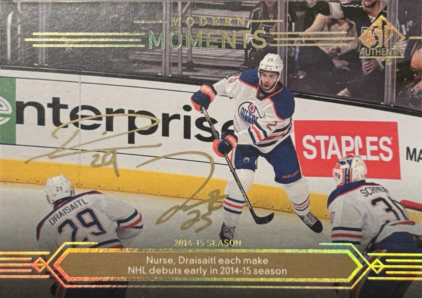 Darnell Nurse/Leon Draisaitl #174 2014-15 SP Authentic Hockey
