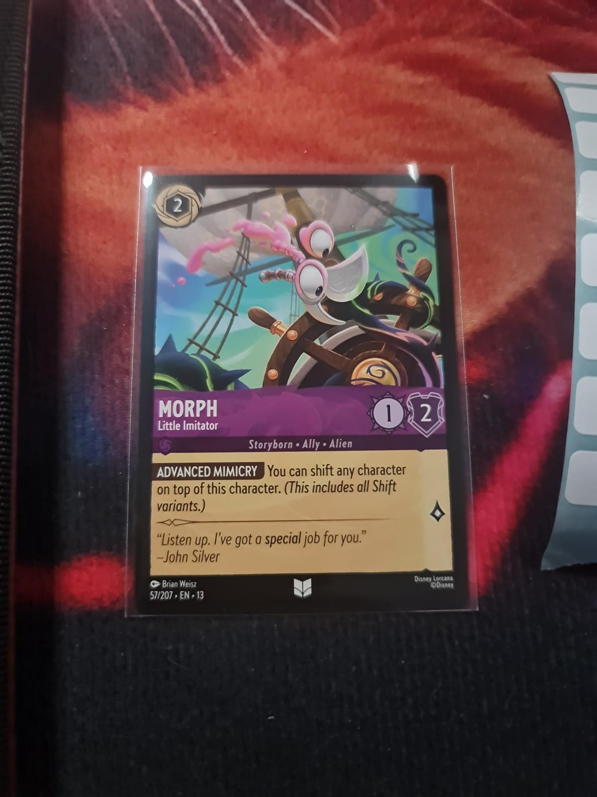 morph lorcana card - Space Goo 1 Illustrated by Diogo Saito Card Morph Space Goo Enchanted