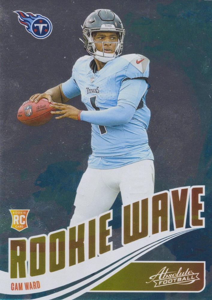 2025 Panini Absolute Rookie Wave Cam Ward #RW-CWD card
