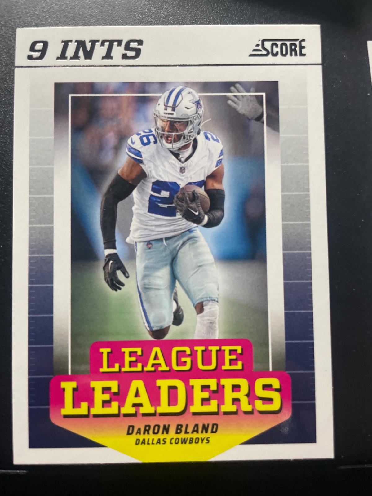 DaRon Bland #LL-DBD Football Cards 2024 Panini Score League Leader