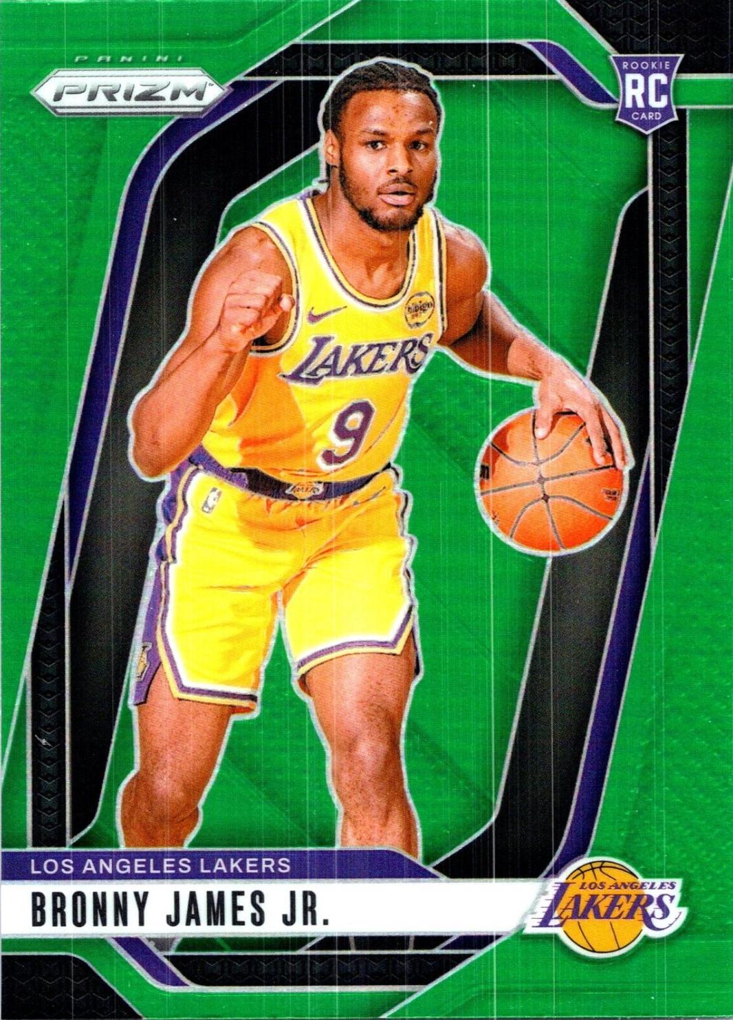Bronny James Jr. [Green] #243 Prices | 2024 Panini Prizm