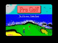 Loading Screen | Pro Golf ZX Spectrum