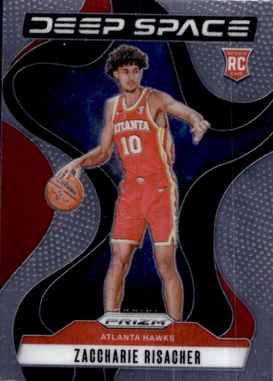 Zaccharie Risacher #8 Basketball Cards 2024 Panini Prizm Deep Space