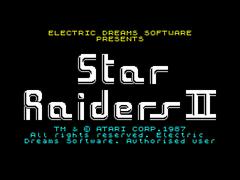Loding Screen | Star Raiders II ZX Spectrum