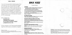 Full Cover Back | BMX Kidz ZX Spectrum