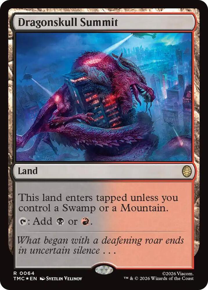 Tap to enlarge Dragonskull Summit – Surge Foil, Magic Teenage Mutant Ninja Turtles Commander