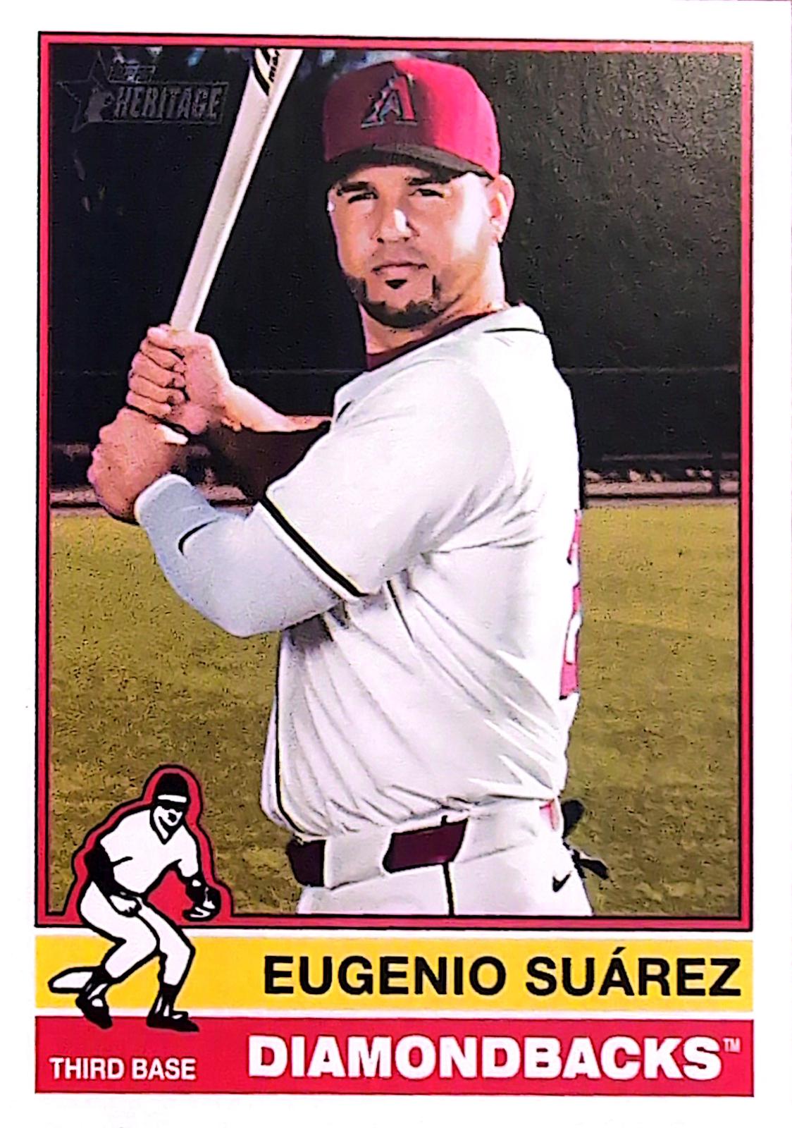 Eugenio Suarez #223 Baseball Cards 2025 Topps Heritage
