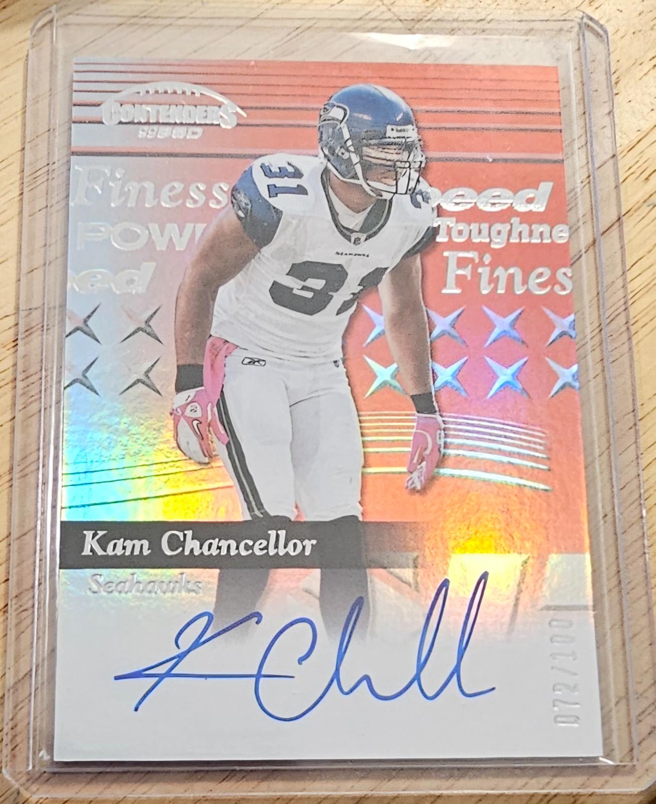 Kam Chancellor #7 2024 Panini Contenders 1999 Football