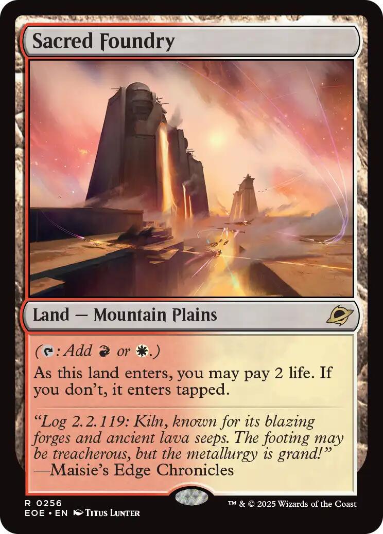 Sacred Foundry [Foil] (Magic Edge of Eternities)