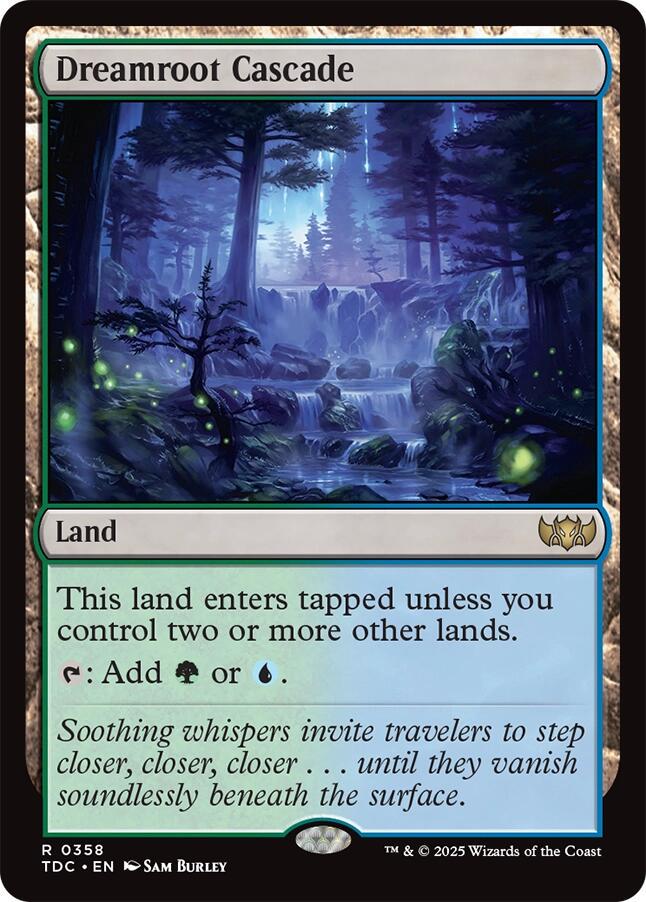 Dreamroot Cascade #358 Magic Tarkir: Dragonstorm Commander