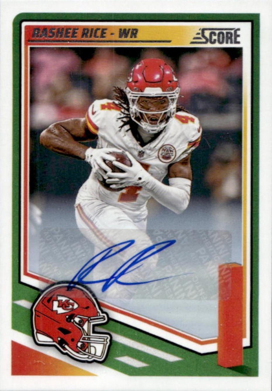 Rashee Rice [Signature] #182 Prices | 2025 Panini Score | Football Cards