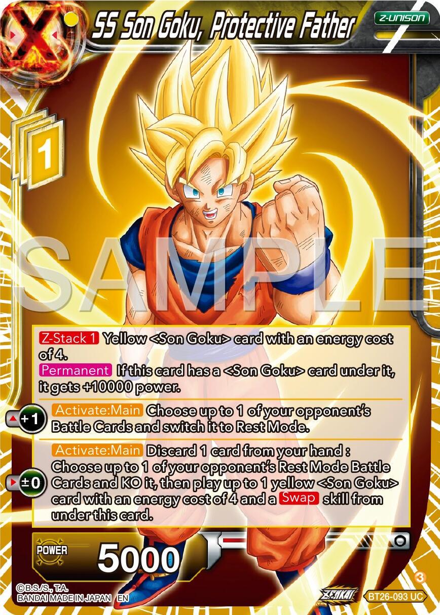 SS Son Goku, Protective Father BT26-093 Dragon Ball Super Ultimate Advent