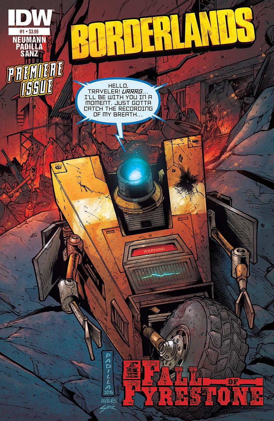 Borderlands: The Fall Of Fyrestone #1 (2014) Comic Books Borderlands: The Fall of Fyrestone