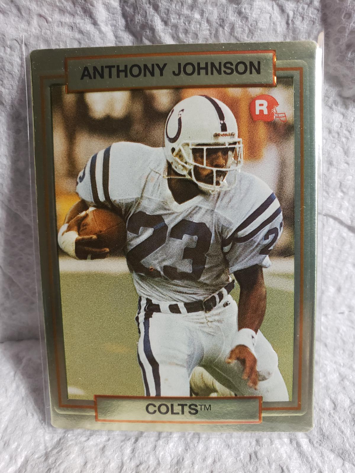 Anthony Johnson #11 Football Cards 1990 Action Packed Rookie Update