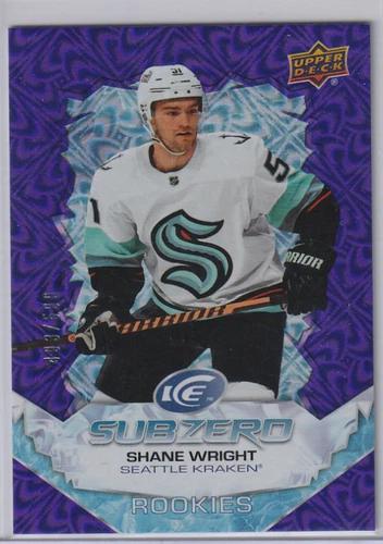 Shane Wright #SZV-SW 2022 Upper Deck Ice Hockey Sub Zero Rookie