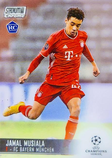 Jamal Musiala #41 2020 Stadium Club Chrome UEFA Champions League