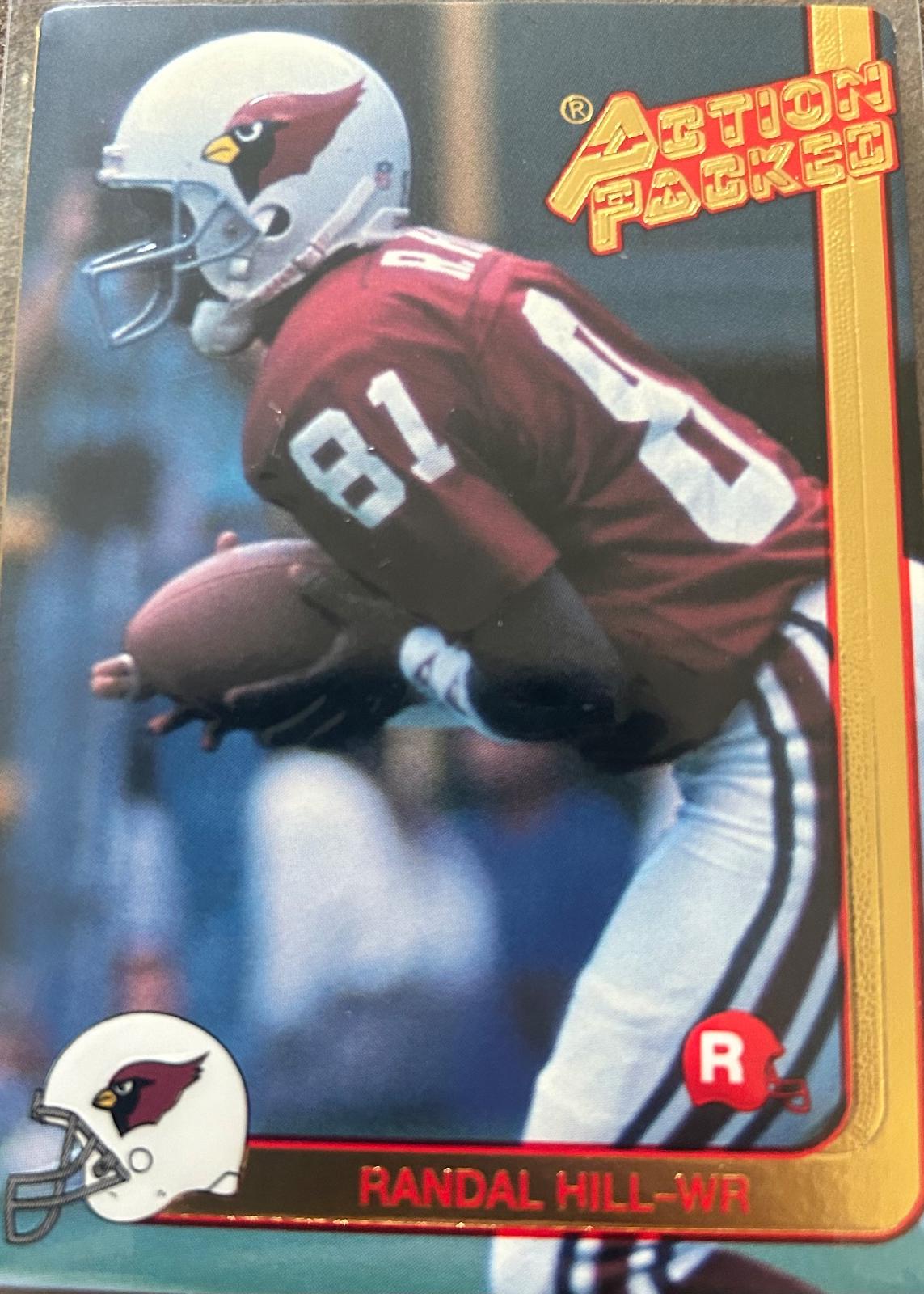 Randal Hill #41 Football Cards 1991 Action Packed Rookie Update
