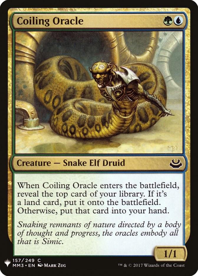 Coiling Oracle #157 Magic The List Reprints