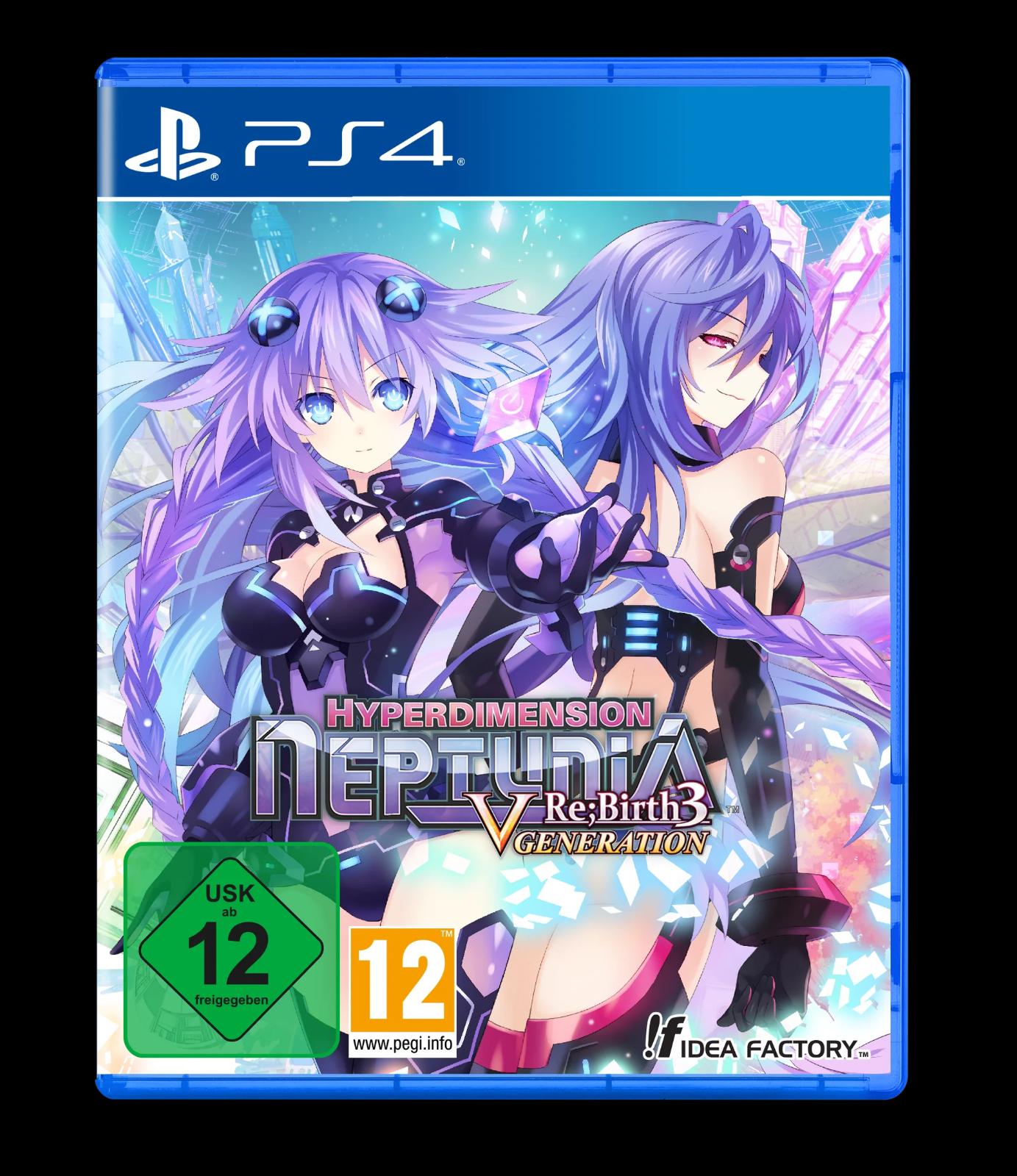 Carátula de Hyperdimension Neptunia Re;Birth3: V Generation para PS4 (edición PAL España)