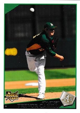 Trevor Cahill #403 Baseball Cards 2009 Topps