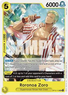 Roronoa Zoro OP12-113