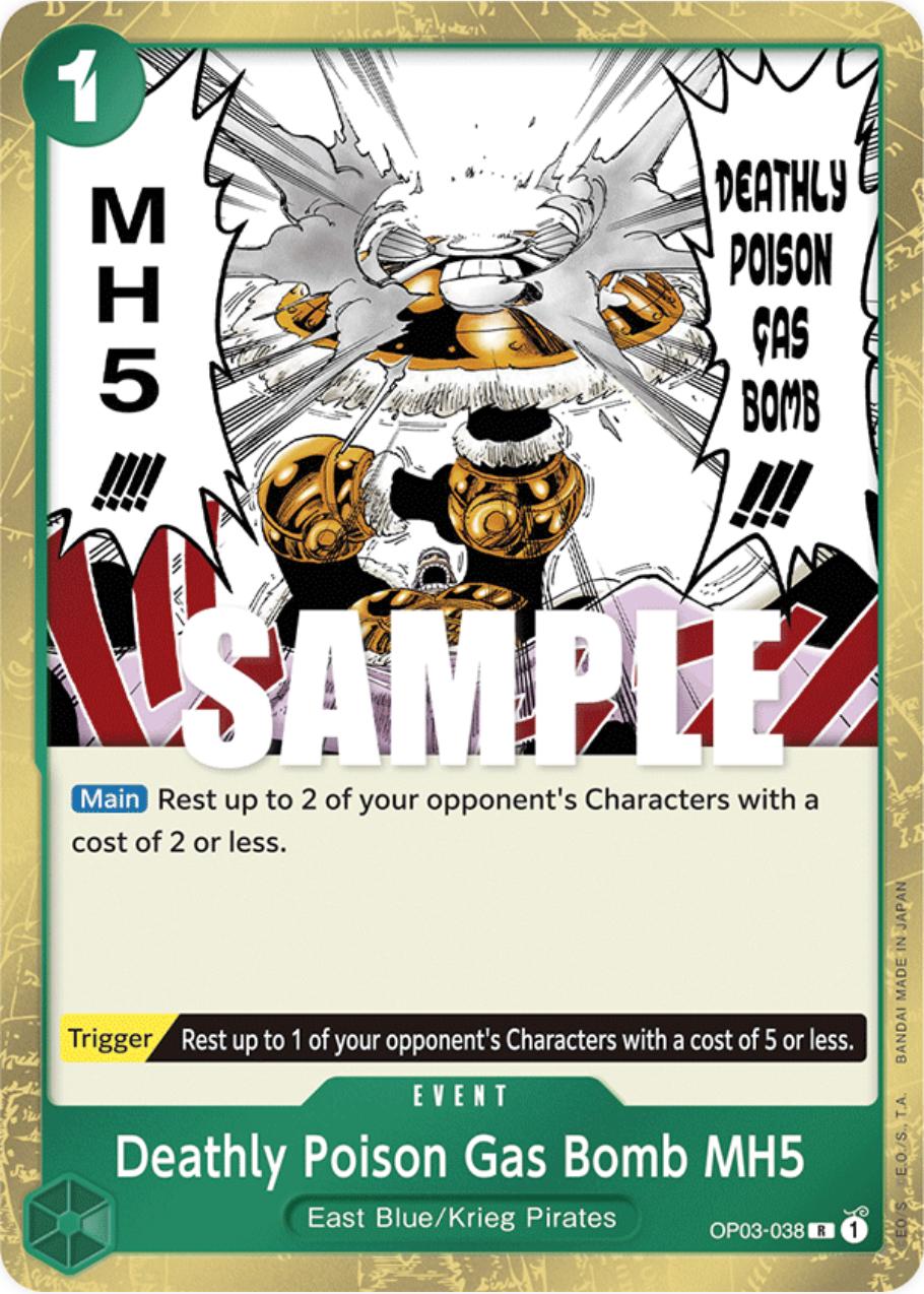 Deathly Poison Gas Bomb MH5 OP03-038 One Piece Pillars of Strength