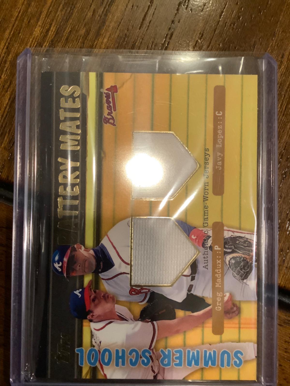 Greg Maddux / Javy Lopey Summer School #BM-ML Baseball Cards 2001 Topps Battery Mates