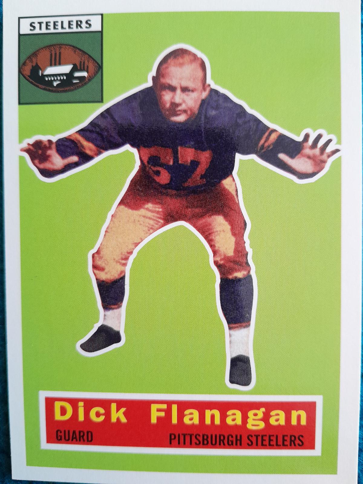 Dick Flanagan #27 1994 Topps Archives 1956 Reprint Football