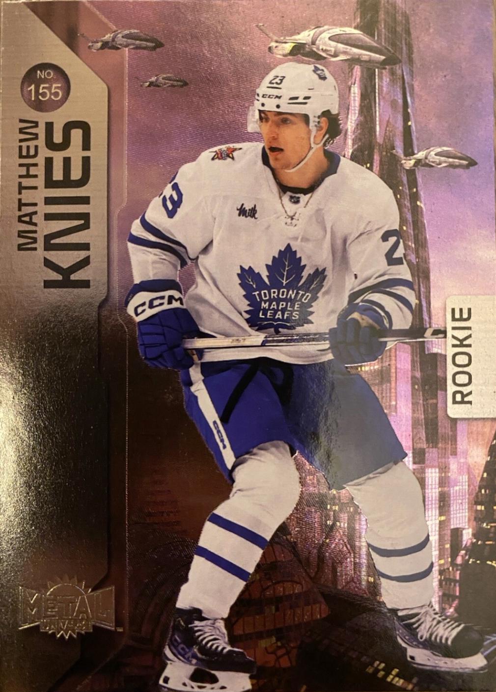 Matthew Knies #155 Hockey Cards 2023 SkyBox Metal Universe